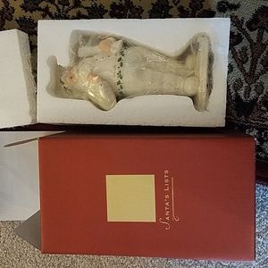 Lenox Santa's list figurine